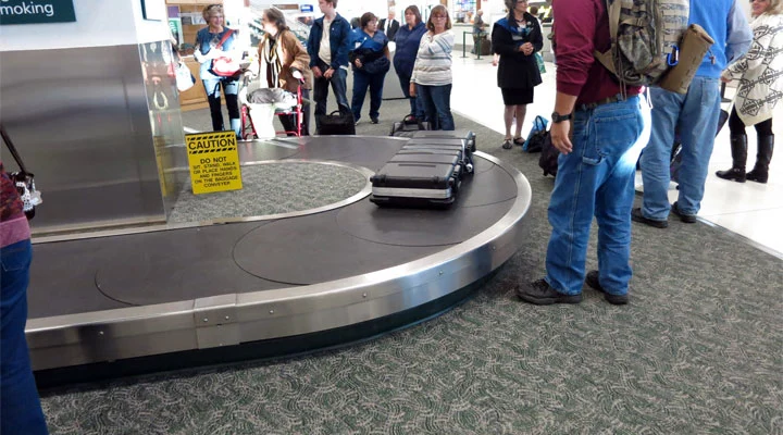 Airport Passenger Baggage Luggage Conveyor Belts System