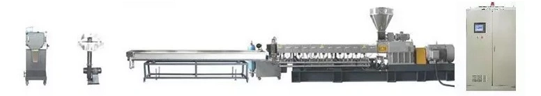 PP/PE+ CaCO3 Filler Masterbatch Water Ring Co-Roating Twin Screw Pellet Machine