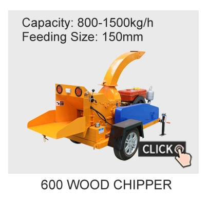 Big Capacity Multi-Functional Tree Logs Branches Sawdust Mashine