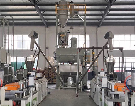 PVC Compound Mixer Chemical Powder Mixer High Speed Mixer Rubber Mixer with Pneumatic Conveying System Vacuum Conveyor Dosing System Weighing System