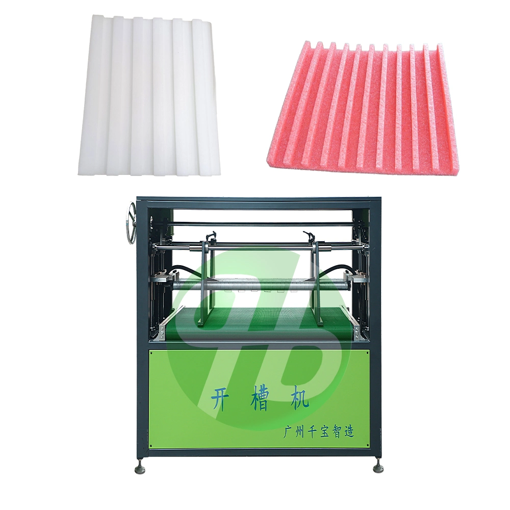 Qb China PE EPE Foam Slotter Machine for EPE Foam Planks with Feeding Conveyor