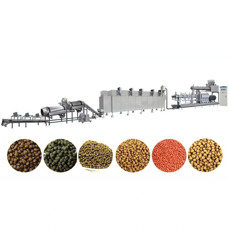 Pet Food Pellet Extruder Machine Floating Fish Feed Making Machine Animal Pellet Food Processing Line