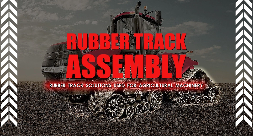 Case Tractor Undercarriage Parts Triangle Rubber Track Chassis Assembly Conversion System