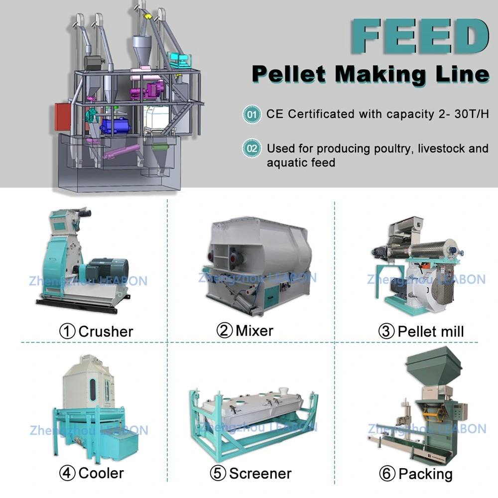 Feed Processing Machine Animal Poultry Cattle Feed Processing Machine Chicken Feed Pellet Machine