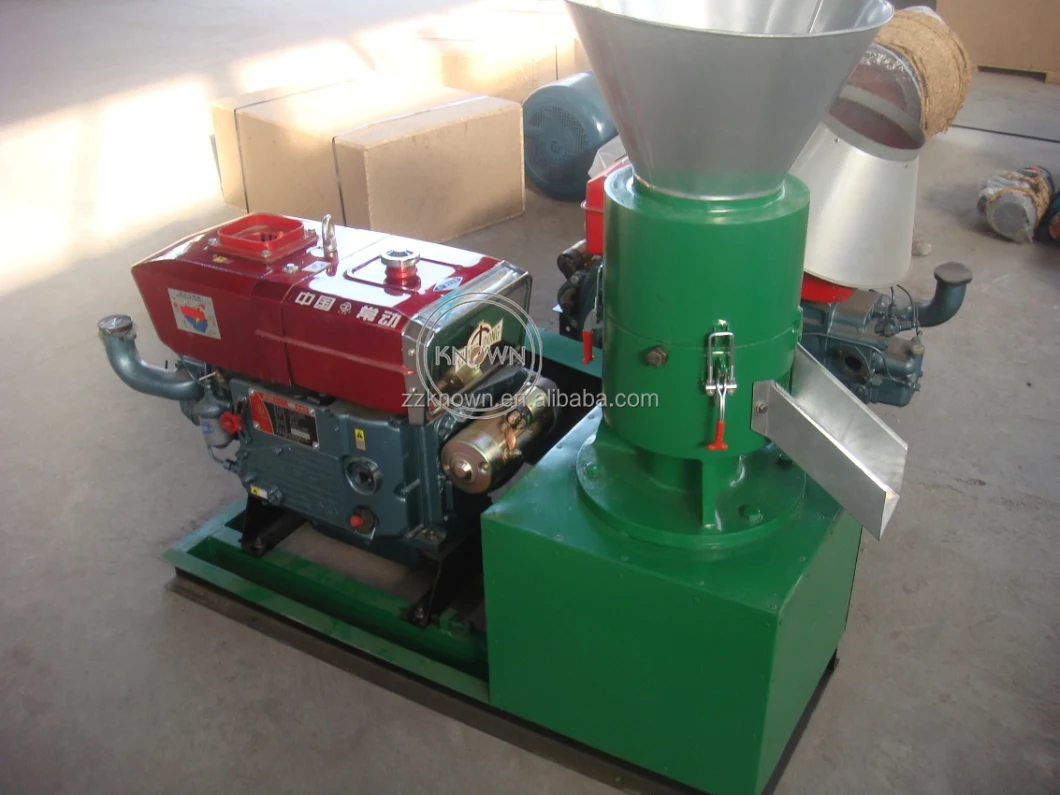 300kg/H Diesel Wood Pellet Mill 32HP Biomass Sawdust Fuel Pellet Producing Machine Wood Pelletizer for Sale