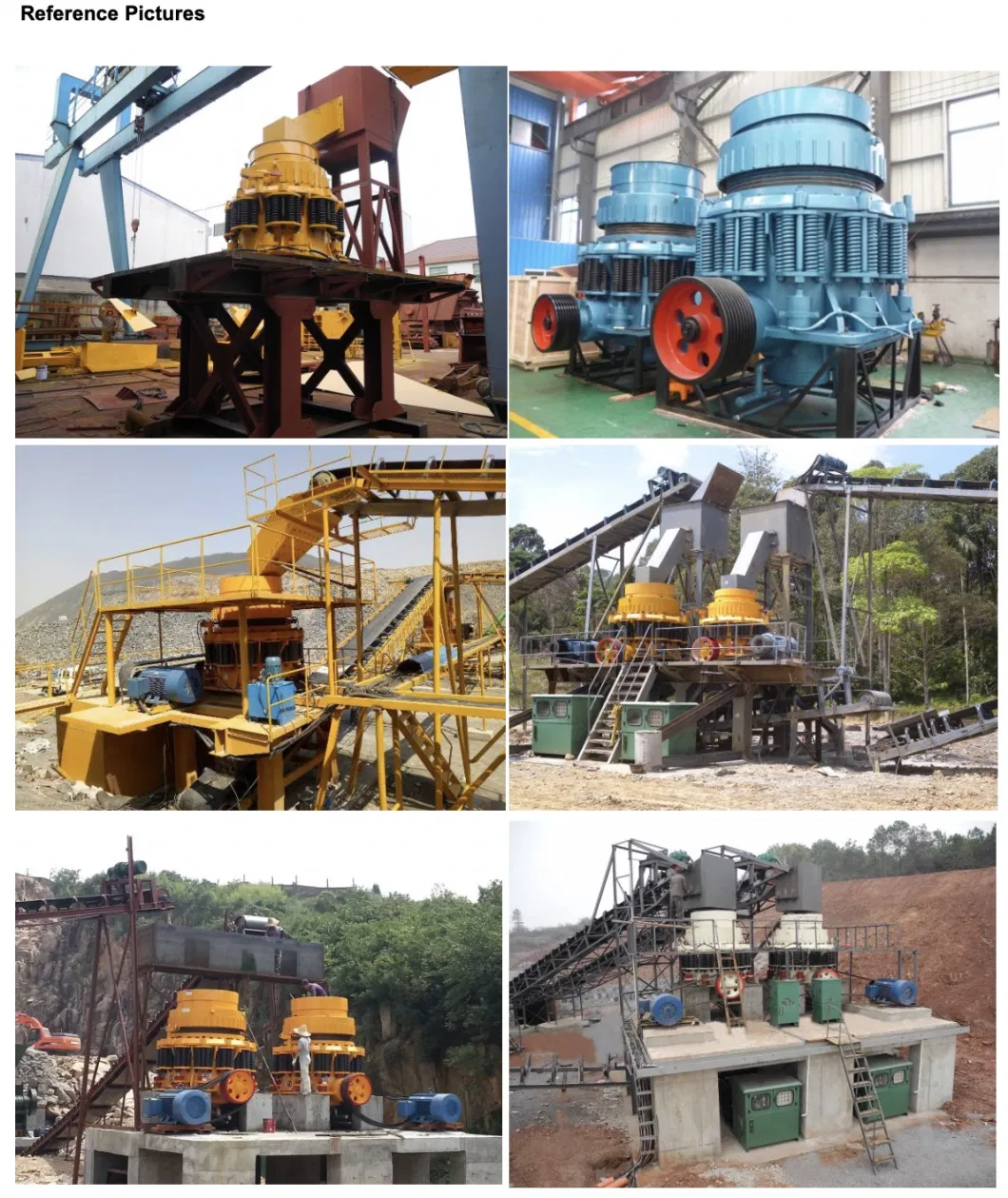 Rock Stone Jaw/Cone/Impact/VSI/Hammer/Roller/Sizer/ Mobile Portable Crusher for Limestone/Granite/Riverstone/Basalt Quarry Crushing and Mining