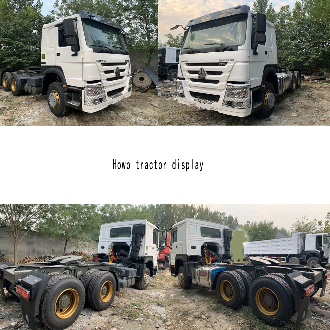 Transportation with Air Suspension Sinotruk HOWO 40t 380HP Euro2 Euro4 6*4 Newest Tractor Truck for Sale