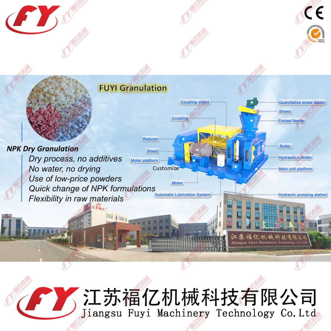 Factory Price Dry Roller Dolomite Granulator Made In China