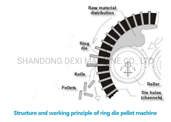 New Type Professional Farm Vertical Ring Die Pellet Making Machine