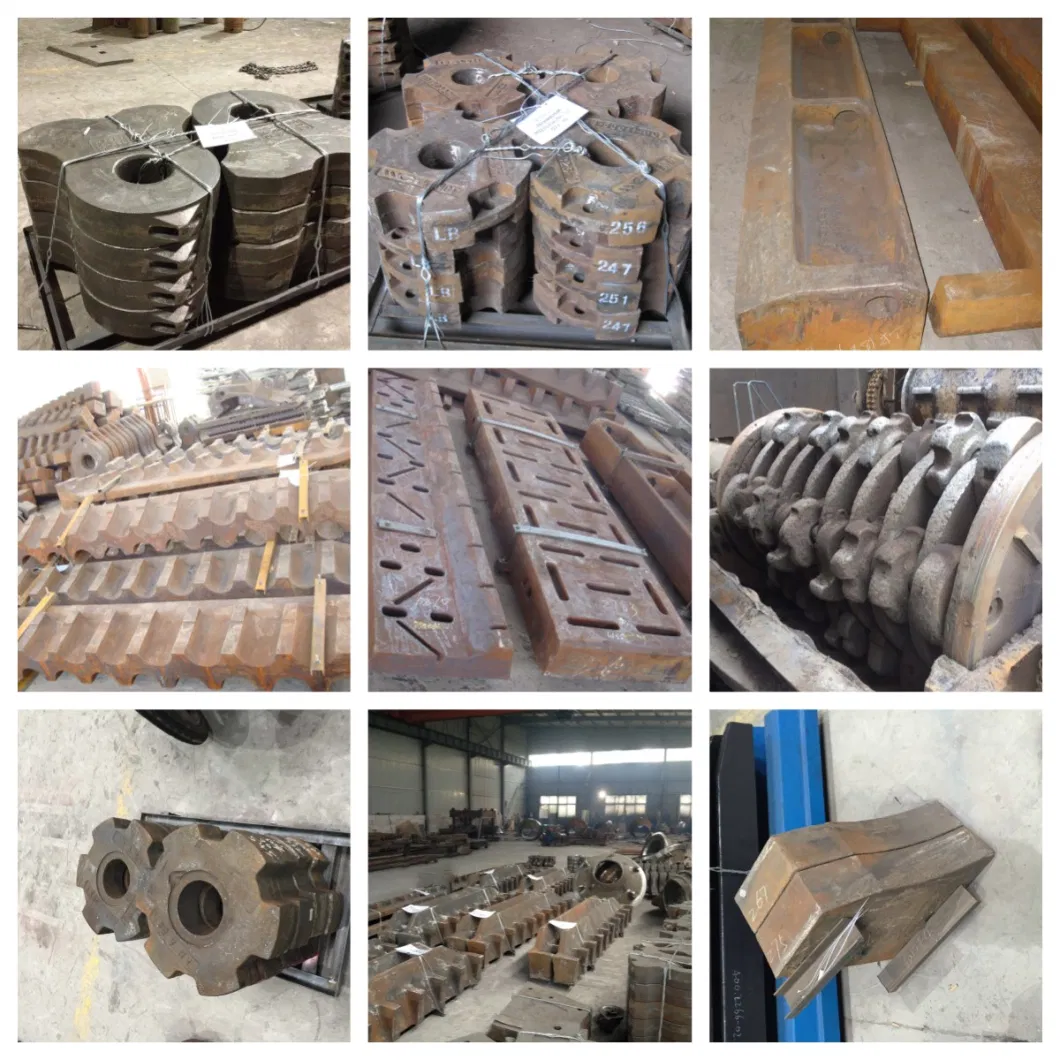 Mineral Machine Popular High Manganese Steel Hammer for Metal Crusher, Pin Protector