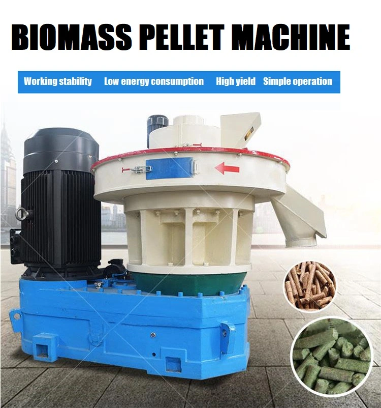 Commercial Industrial Product Woodworking Machine Complete Bioenergy Pine Hard Granulator Mill Ring Die Pellet Machine