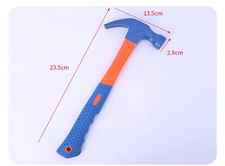 Claw Nailing Tool Hardware Household Woodworking Plastic Handle Hammer Duckbill Claw Hammer