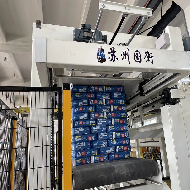 Automatic High Level Palletizing System for Packing Factory