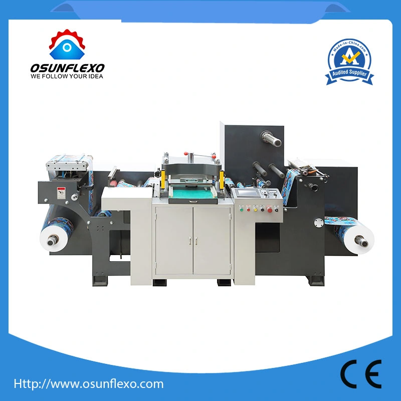 Roll to Roll/Sheets Flat Bed Die Cutting Machine/Flat Bed Die Cutting Machine Label Die Cutting Machine, Platform Press Die Cut Machine for Labels Tradmark