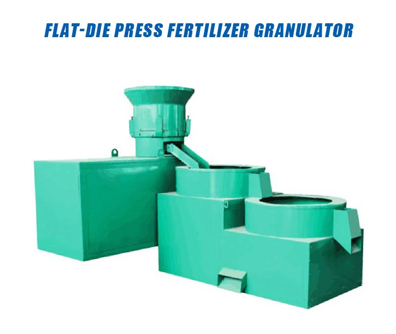 Flat-Die Press Fertilizer Granulator/Custom Granulator/Pellet Press Machine Granulator/Low Investment Granulator