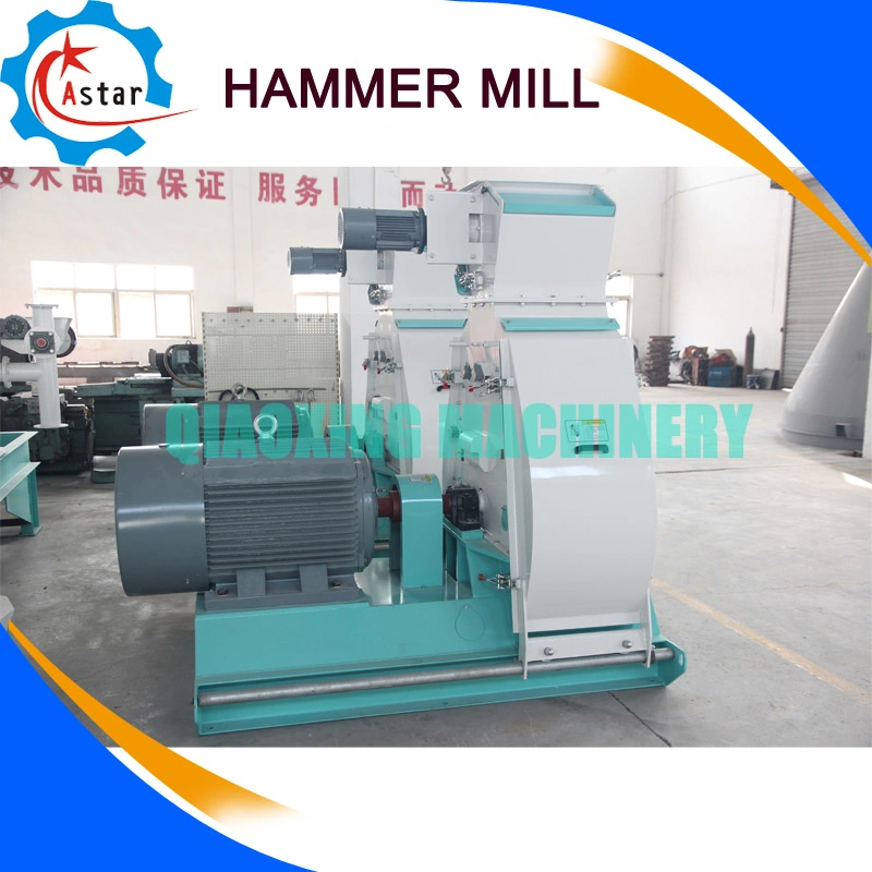 China Supplier Wheat Soybean Corn Hammer Mill with Impeller Feeder for Sale