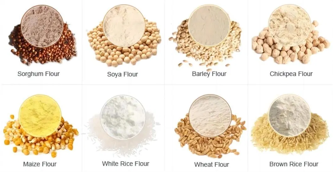 Automatic Wheat Maize Corn Semolina Rice Roller Flour Grinding Machine Wheat Flour Mill Milling Machine