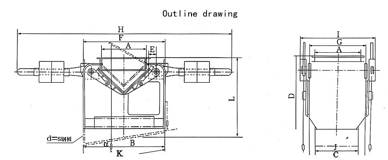 Ab Type of Buffer Air Lock for Coal and Ore Belt Conveyor System