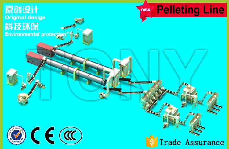 2023 Hot Sell Bamboo Wood Waste Biomass Fuel Pellet Production Line