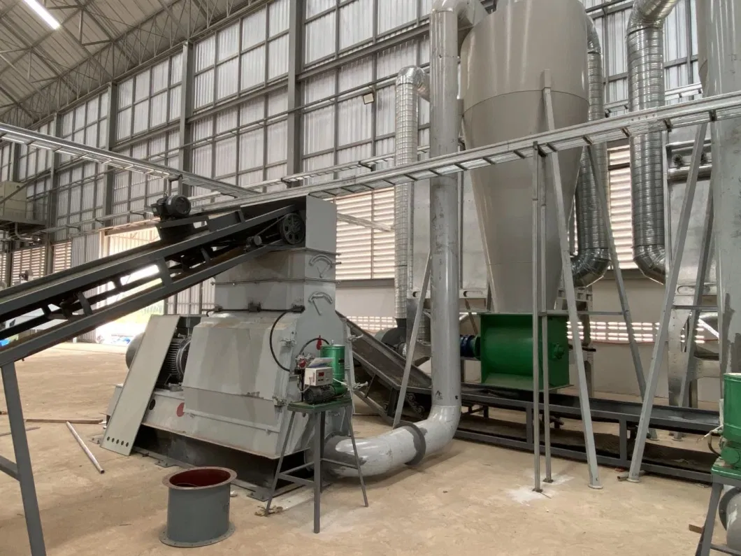 4-5 Tph 4-12mm Wood Hammer Mill Wood Grinding Into Sawdust for Pellet Making Wood Mill