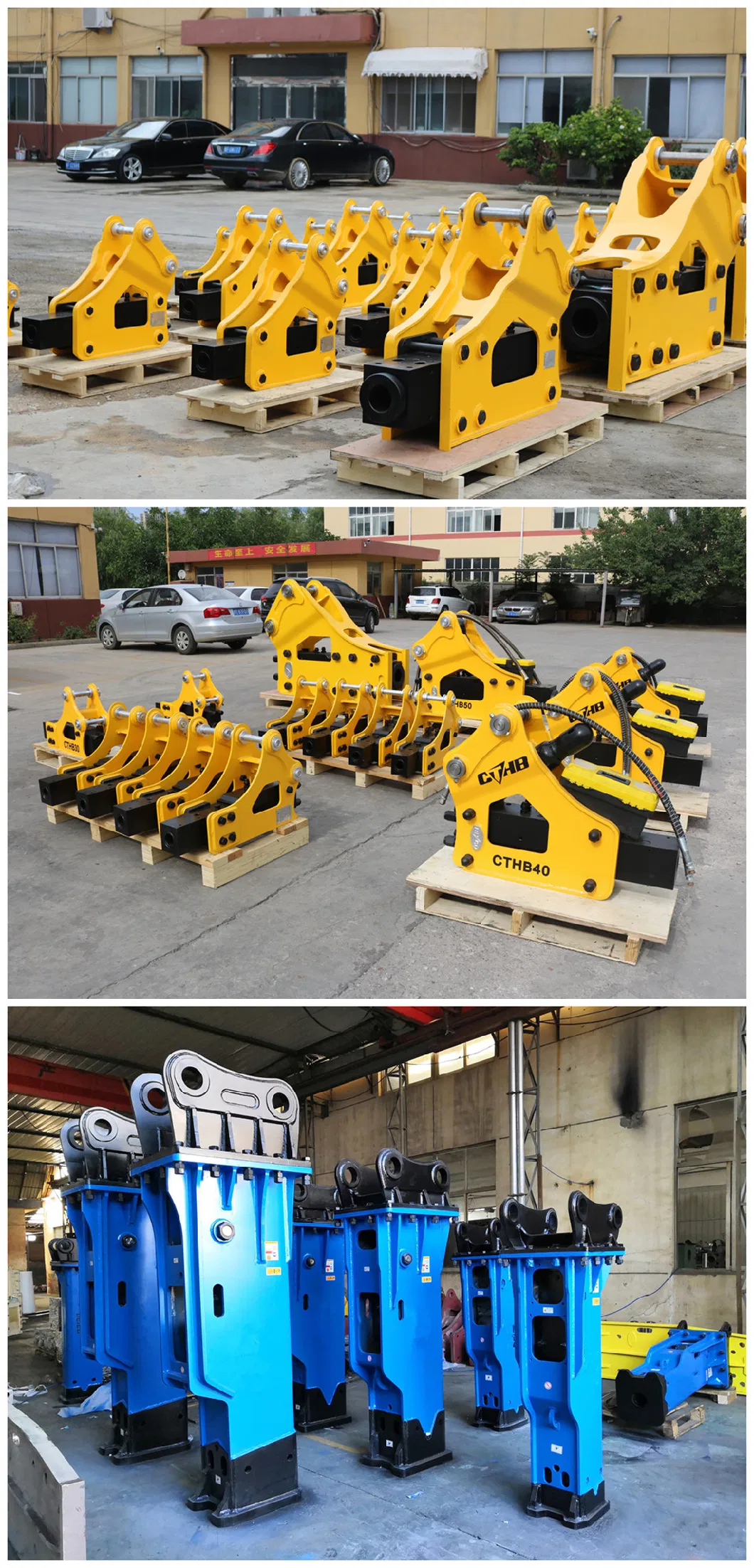 Excavator Suppliers of Highly Standard Modular Designed Hydraulic Rock Hammer