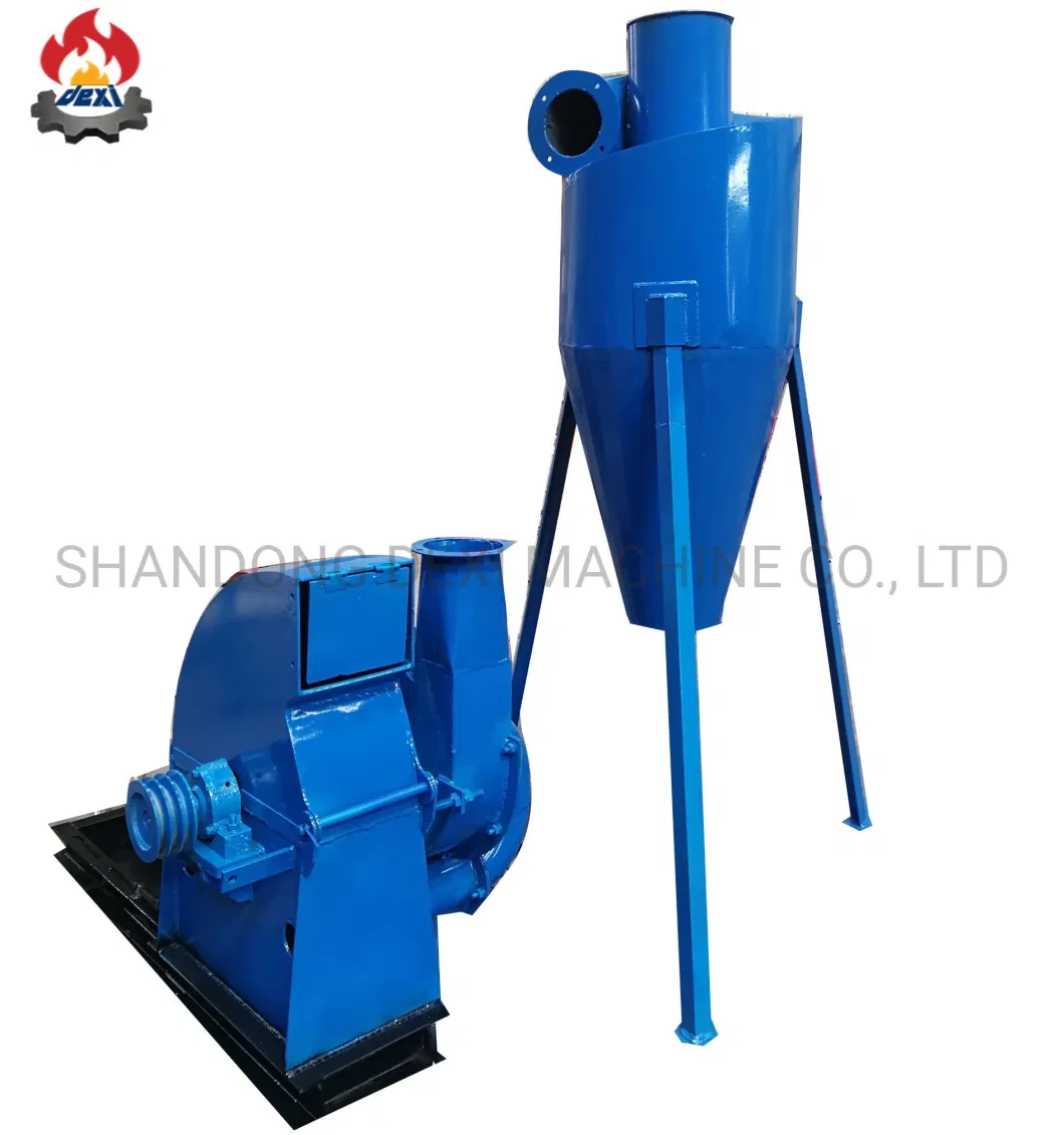 Hammer Mill Screen of Blades and Hammers Wood Waste Biomass Crusher 800kg/H