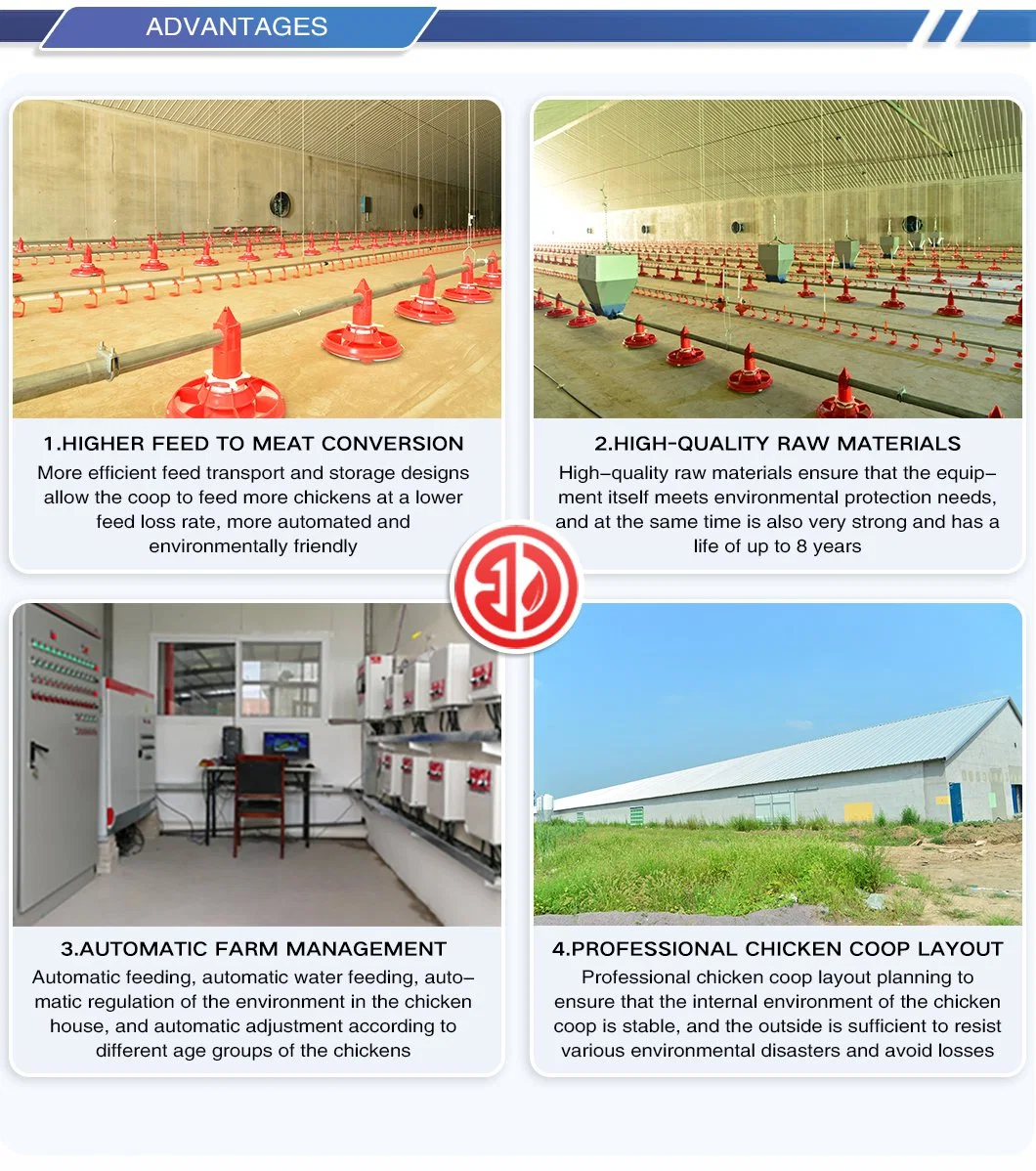 High Quality Poultry Farm Breeder Feeding Floor System Equipment