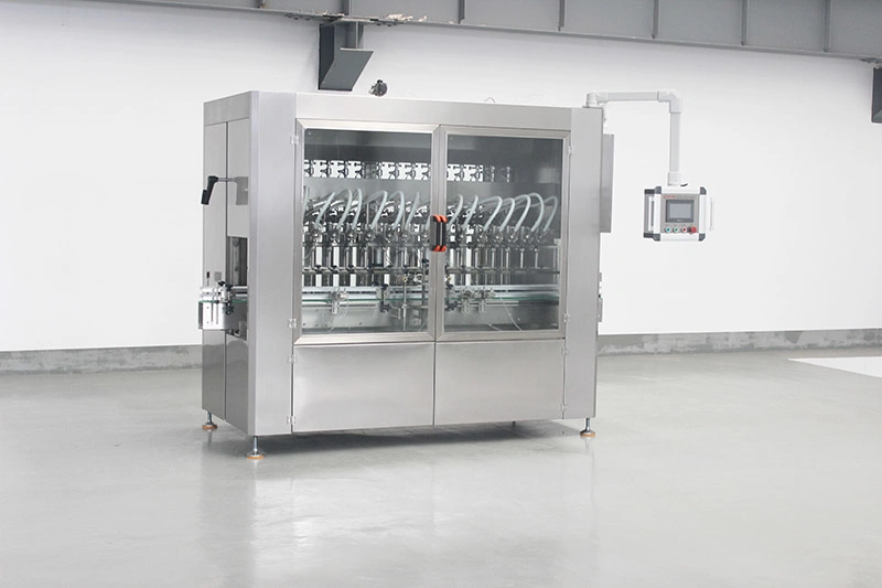 6 Head Oil Automatic Shampoo Liquid Bottling Detergent Filling Equipment with Conveyor
