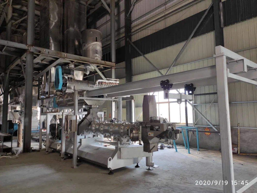 Large Capacity Floating Pet Feed Production Machine Including Extruder Mill and Hammer Mill