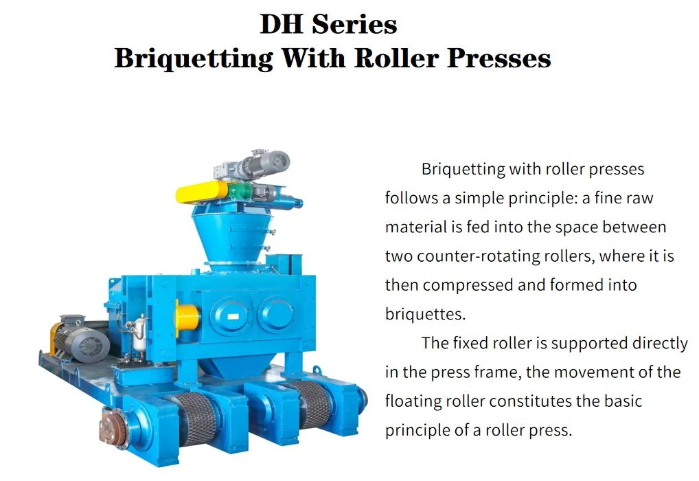 New type of hydraulic roller pelletizer for fertilizer granulation