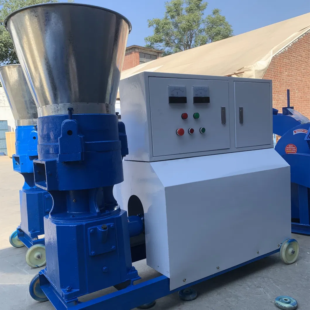 Flat Die Pelletizer Wood Pellet Making Machine Line Flat Die Pellet Mill for Sale