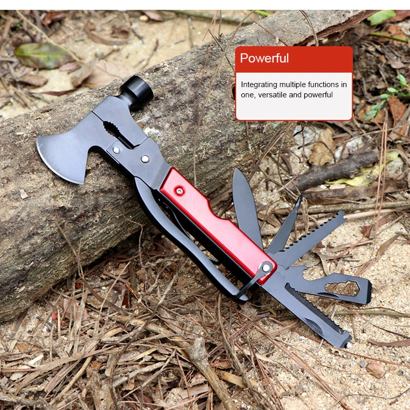 China Supplier Eco Friendly Outdoor Gears Camping Axe Lifesaving Multi-Function Claw Hammer