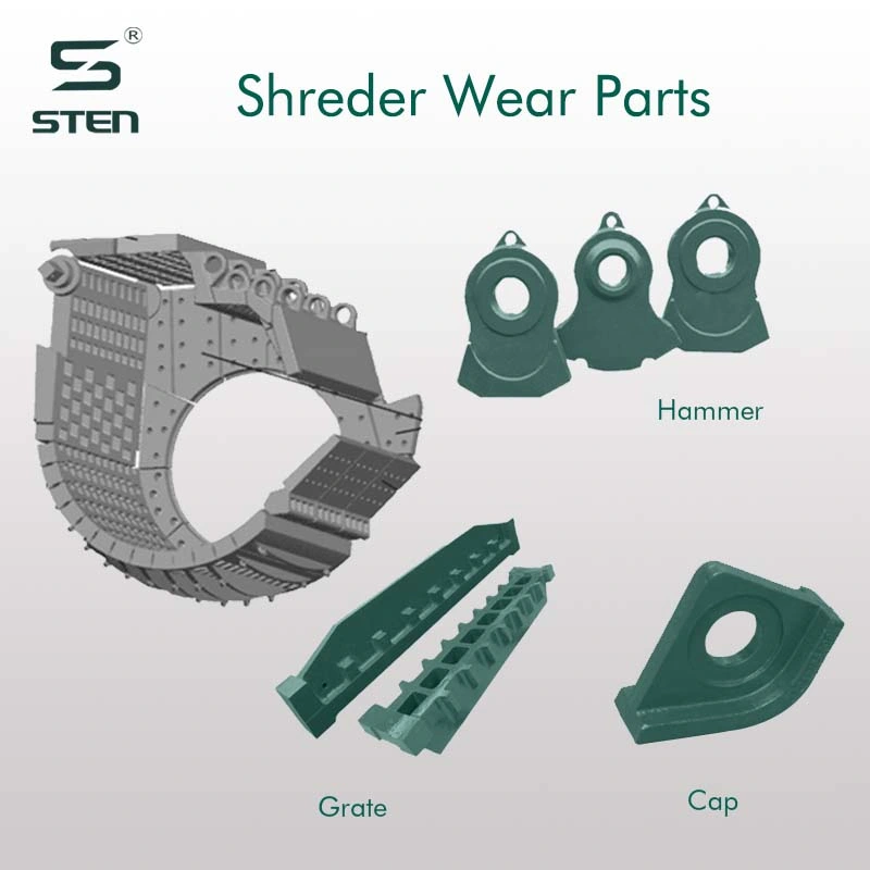 Ore Mining Tools Hammer Crusher Spare Parts High Manganese Steel Coal Mill Crusher Hammer Head