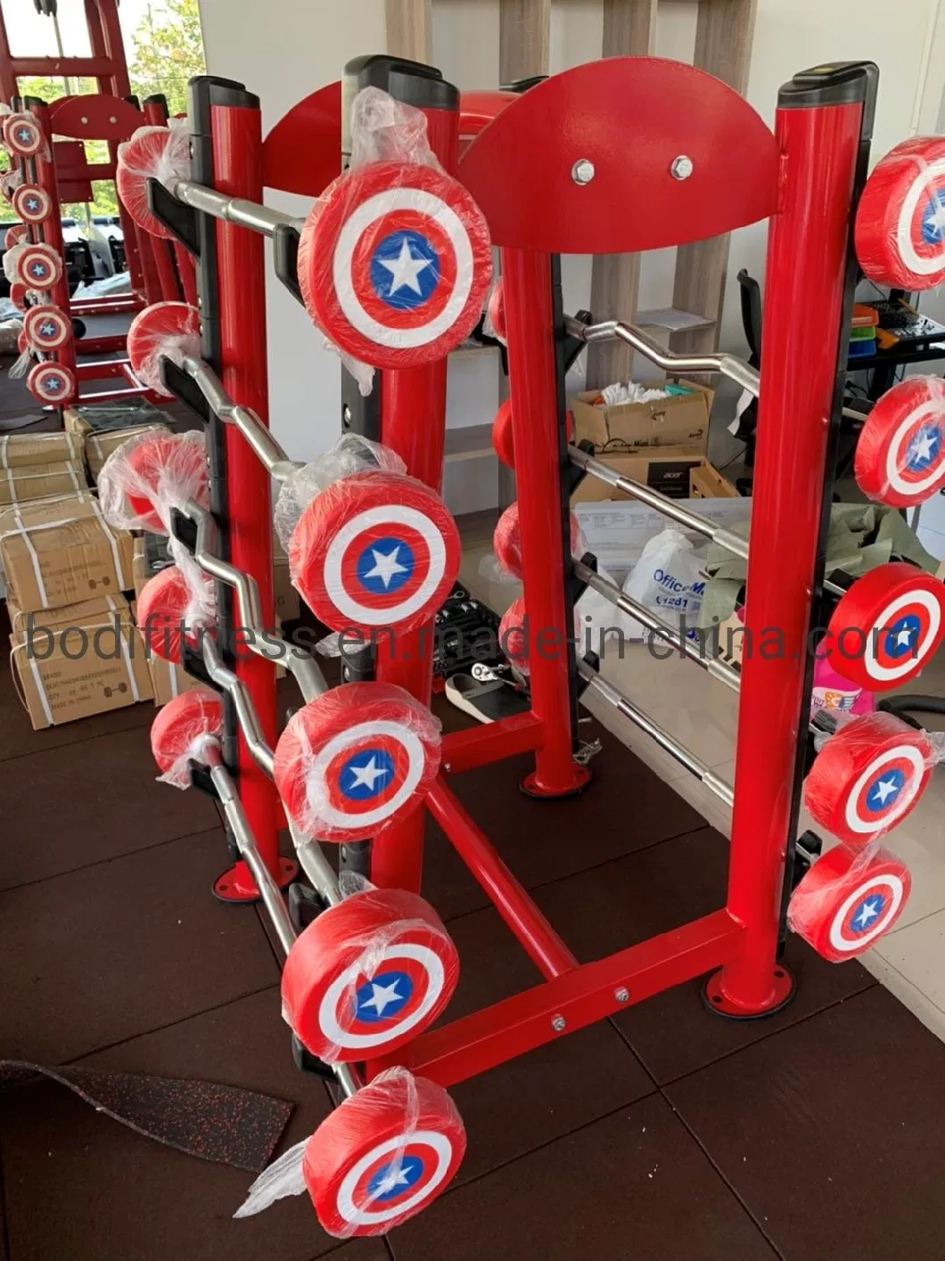 China Supplier Fitness Gym Exercise Barbell Rack Hammer Strength