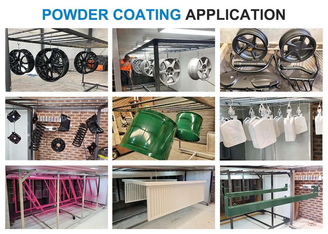 Manual Powder Coating System for Alloy Wheels