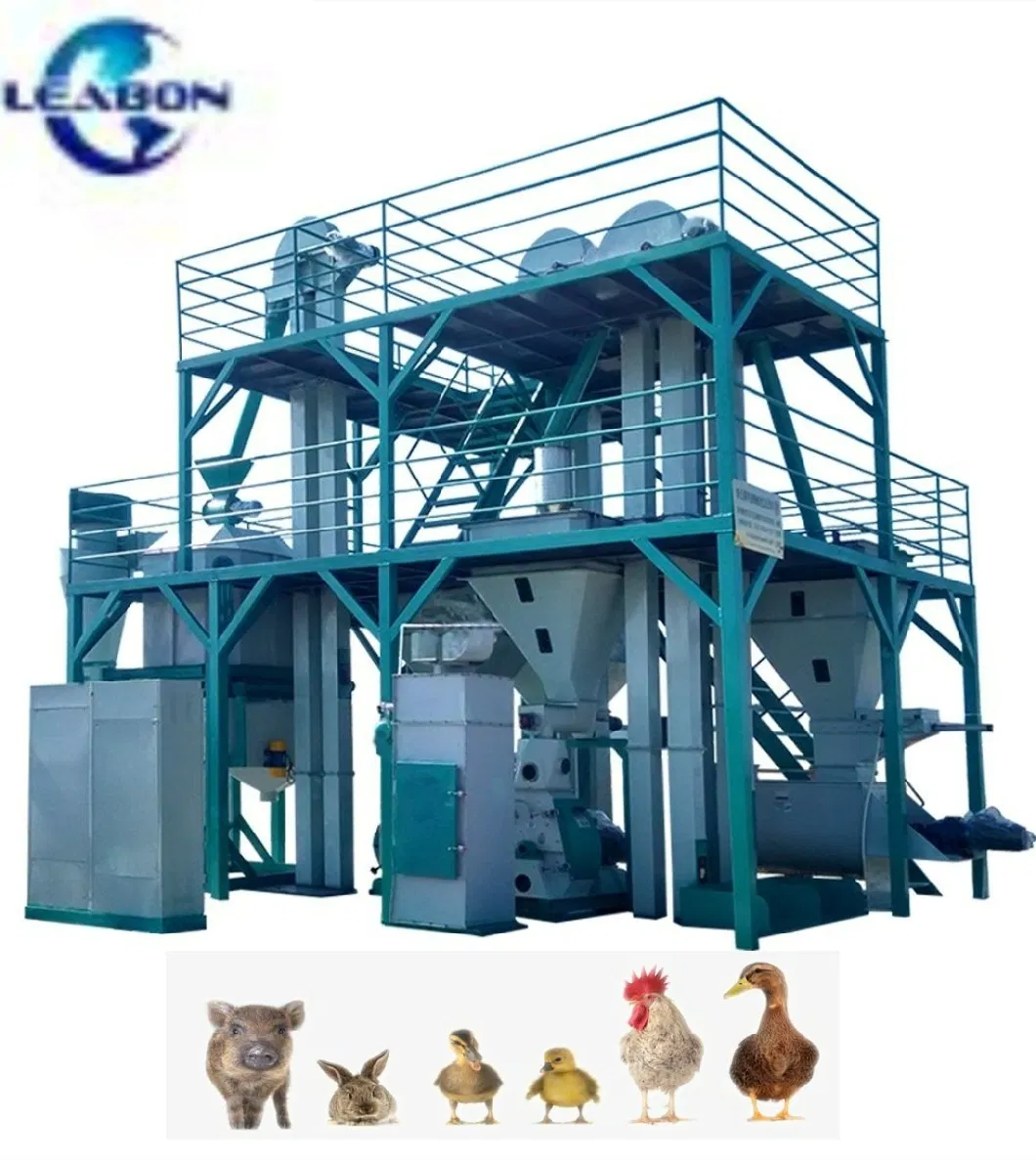 5-7ton/H Pellet Material Animal Feed Hammer Mill for Crushing Machine for Sale
