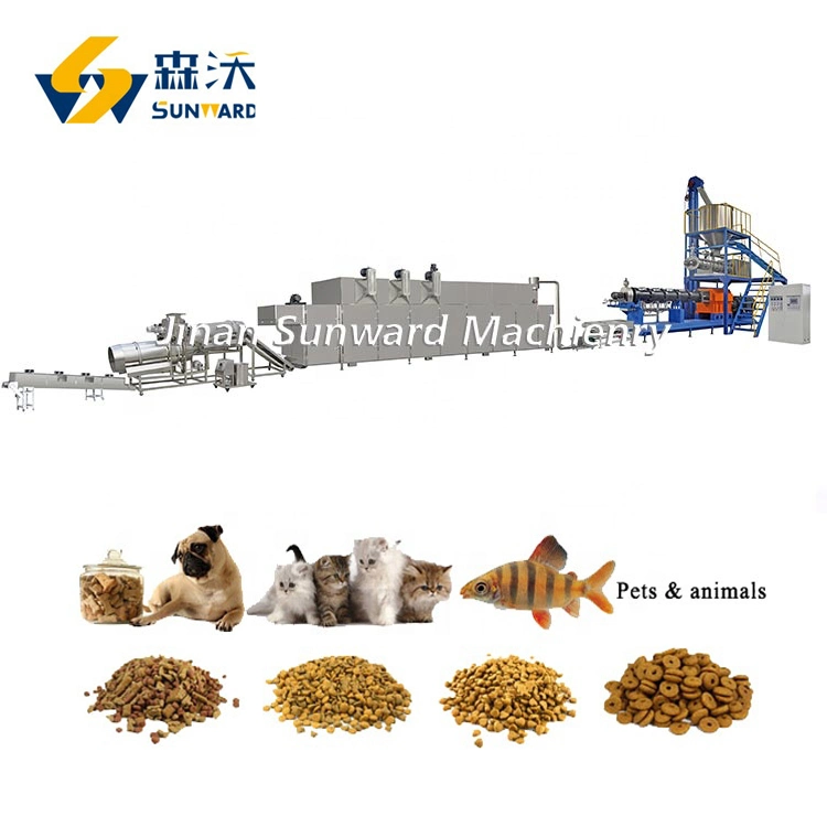 Stainless Steel Quality Pet Food Making Machine Equipment Dog Food Pellet Maker Line Plant