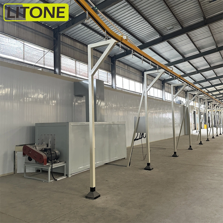Electrode Auto Powder Coating System with Spray Booth with Curing Oven