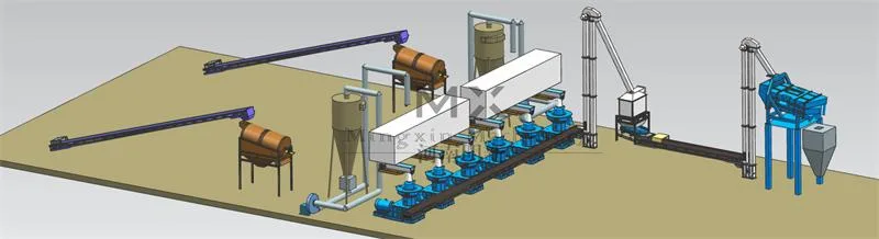 Factory Supply Biomass Ring Die Wood Pellet Mill Complete Wood Pellet Machine Line
