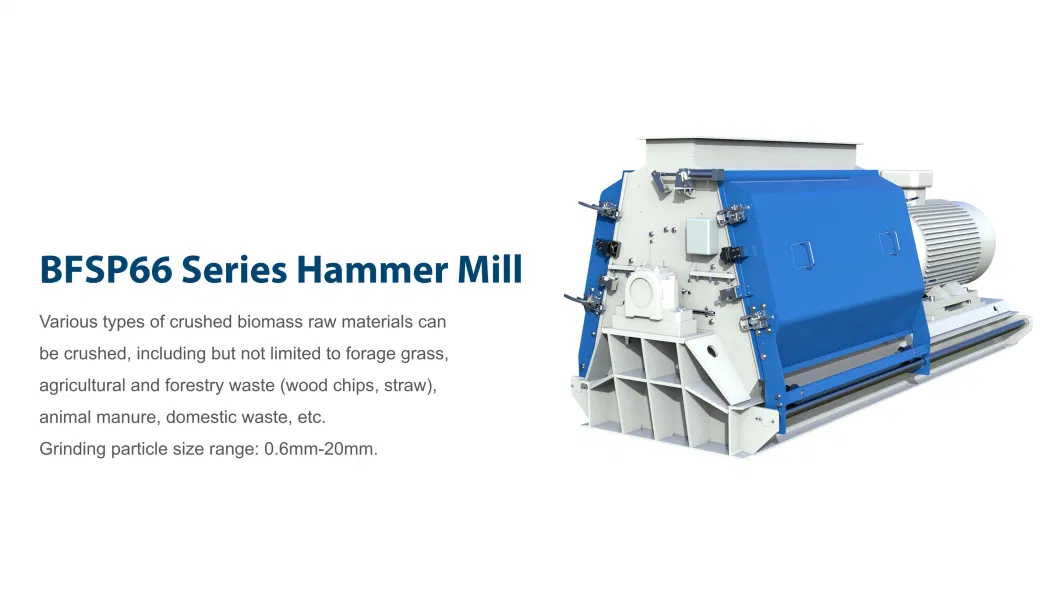 Best Price of High Efficiency Sawdust and Wood Biomass Hammer Mill with CE Certification