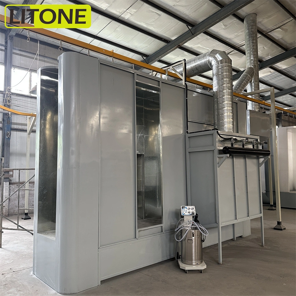 Electrode Auto Powder Coating System with Spray Booth with Curing Oven