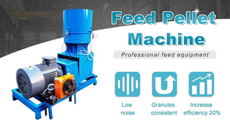 Poultry Feed Pellet Mill Animal Fish Feed Pelletizing Processing Machine of Chicken