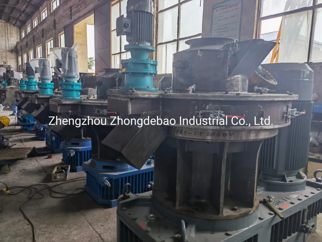 132kw Wood Pellet Mill Commercial Vertical Ring Die Wood Pellet Machine Auto-Lubrication Biomass Energy Straw Rice Husk Pellet Making Plant for Commercial