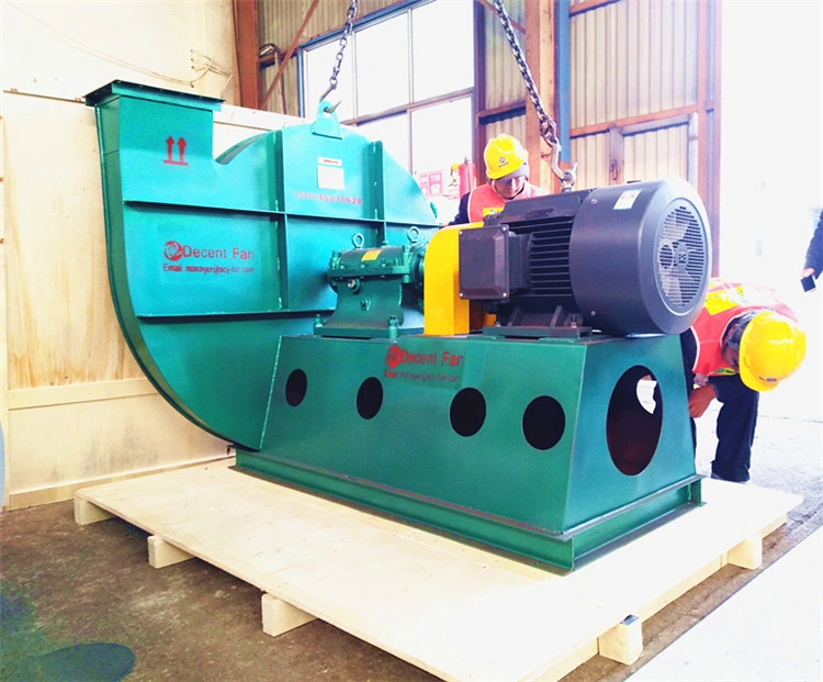 China API Standard 673 Suck Hot Air From Furnace to Dry Bentonite Soil for Drying System by Suction Fan Blower.