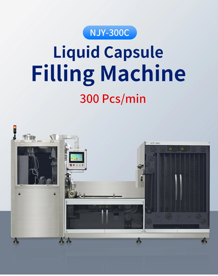 Njpl-300c Hard Gelatin Gel Automatic Pharmaceutical Oil Liquid Capsule Maker Capsule Making Filling Machine Manufacturer