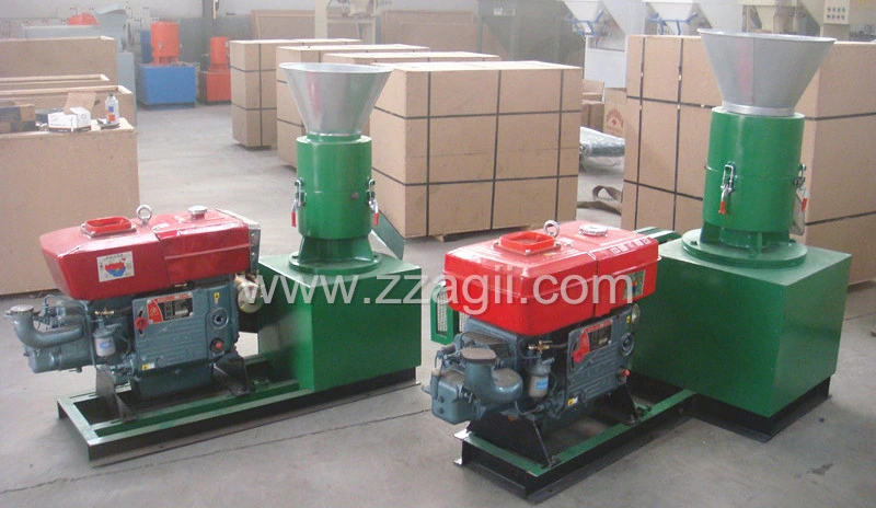 300kg/H European Standard Diesel Engine Wood Pellet Milling Machine