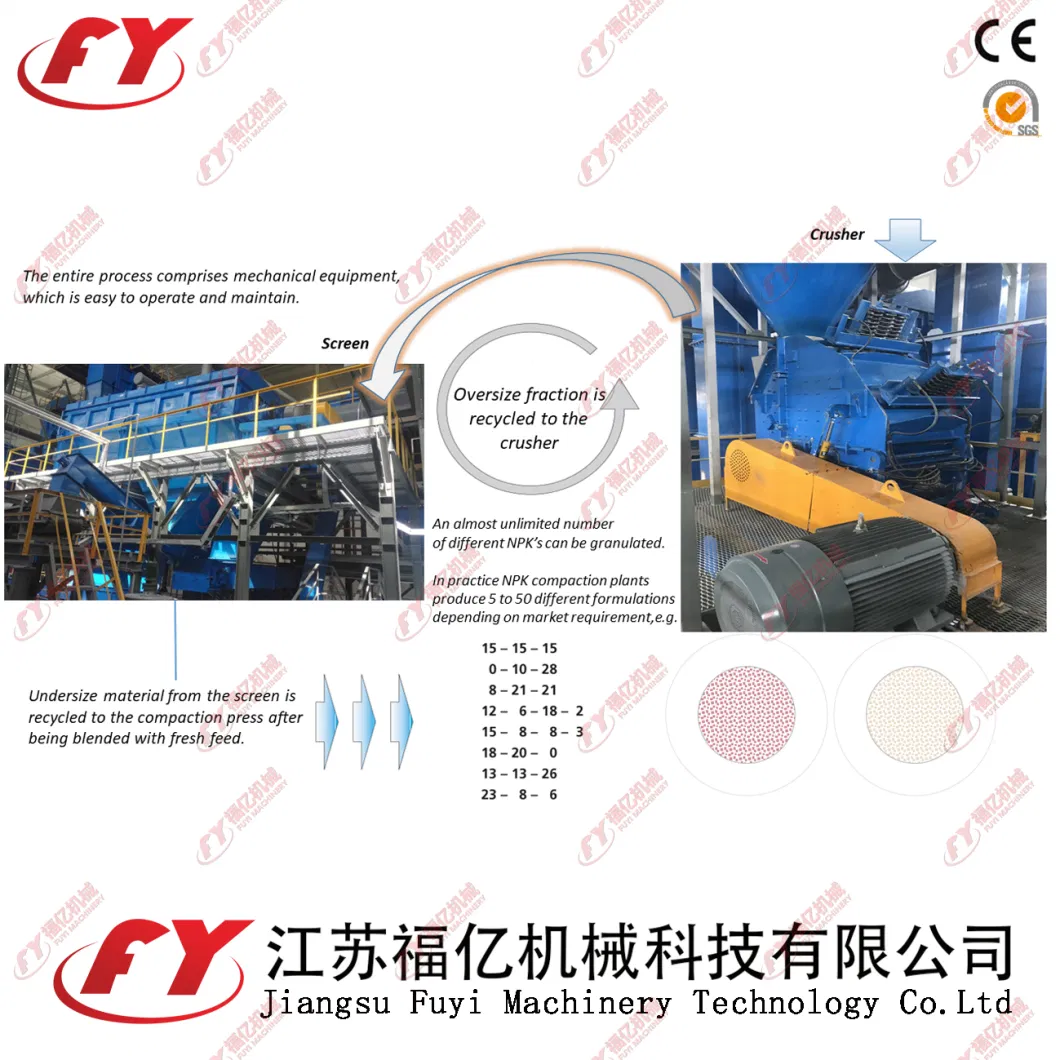 Factory Price Dry Roller Dolomite Granulator Made In China