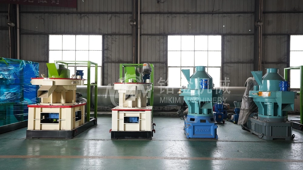 Sawdust Burning Pellet Equipment Automatic Commercial Ring Die Wood Hay Pellet Making Machine Grass Fuel Biomass Pellets Processing Machinery
