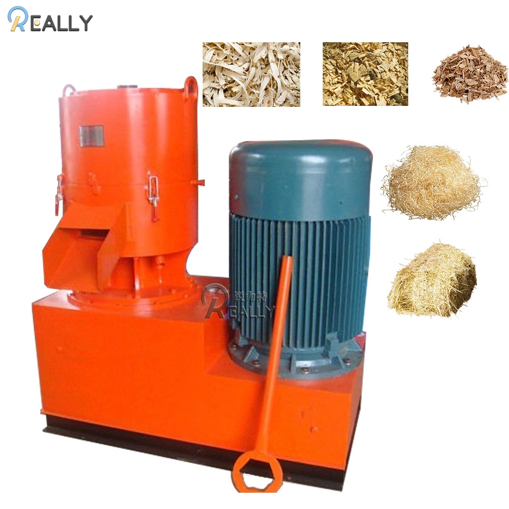 Biomass Wood Pellet Machine Sawdust Press Granular Roller Rotate Pellet Mill with 3 Year Warranty