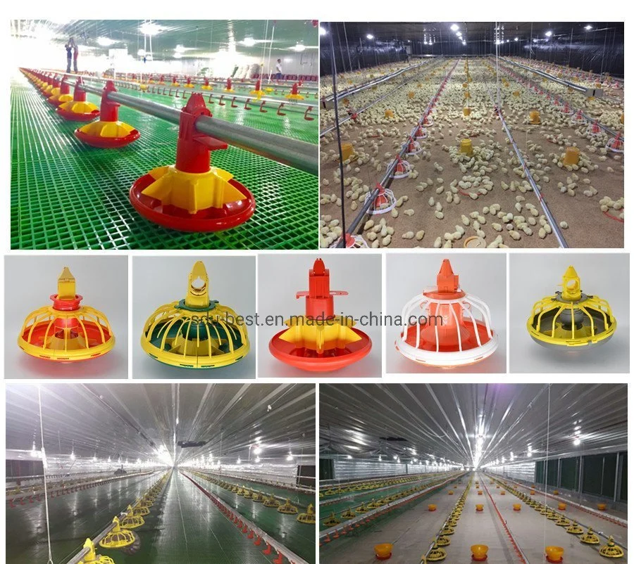 CE Approved Automatic Poultry Farming/Farm/House/Shed/Coop Cage/Machine/Equipment for Feeding and Drinking Watering Chicken/Broiler/Breeder